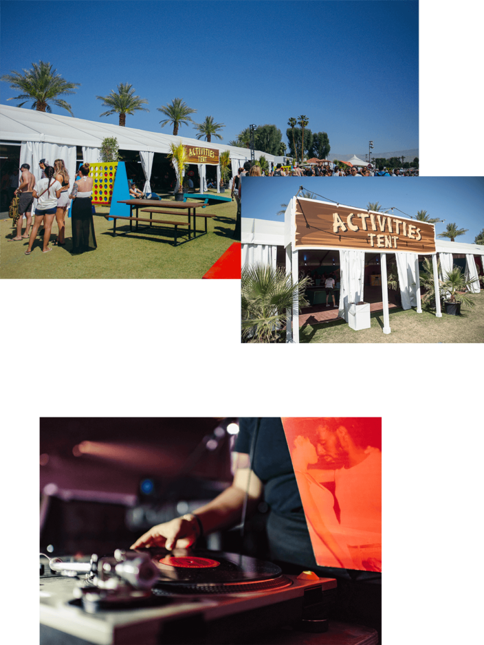Activities Tent Coachella